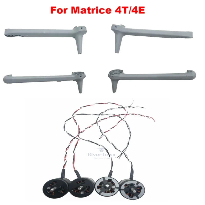 New M4T/M4E Replacement Arm Parts for Matrice 4T/4E Front/Rear Arm Cover and Black/White Power Engine(Made of Original Material)
