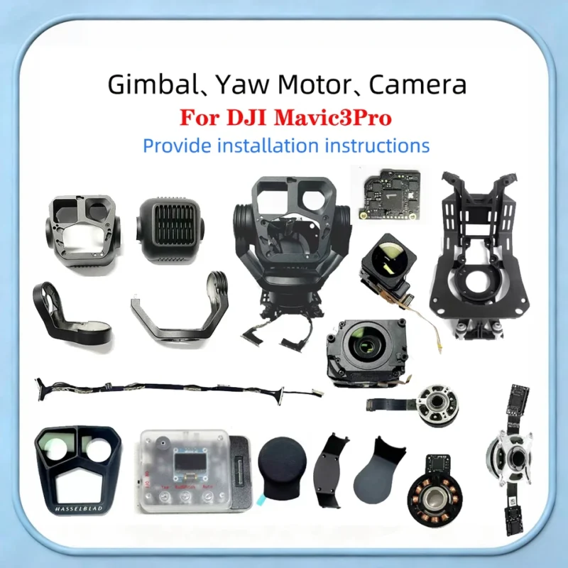 Genuine For DJI Mavic 3 pro Gimbal Camera Part Yaw Roll Arm Motor Vibration Absorbing Board PTZ Cable Tester