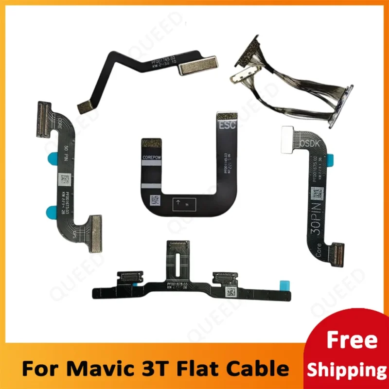 Suitable for DJI Mavic 3T 3E ESC/TOF/GPS/OSDK 30PIN original front/rear sensor flat cable Mavic 3 drone maintenance parts