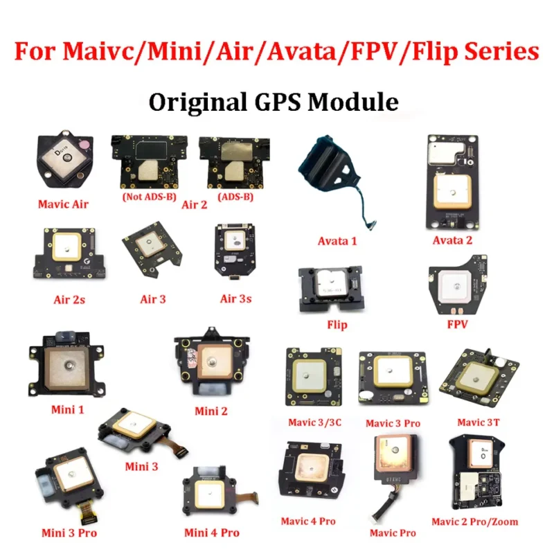 Original GPS Module For DJI Mavic/Mini/Air/Avata/FPV/Flip Series Replacement GPS Component For DJI Drone Repair Parts 95% New