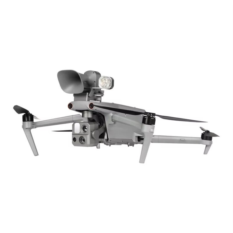 JZ_DU4 Loudspeaker and Spotlight Combo for Autel Max 4T/4N Drone Megaphone, Illumination, and Multi-color Strobe Functions