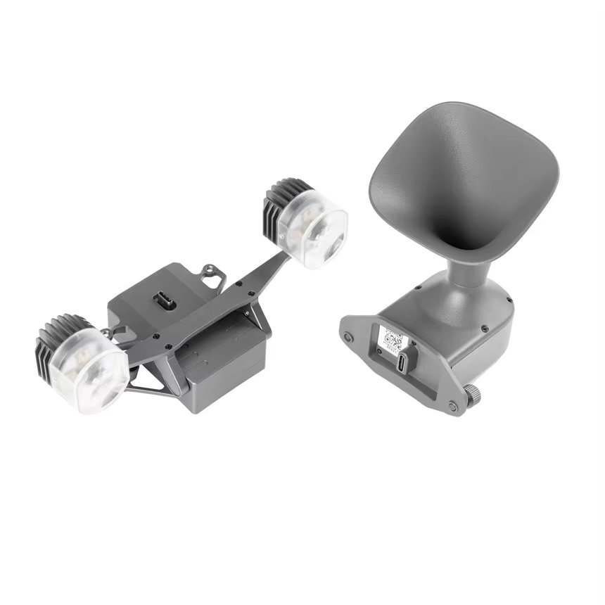 JZ_DU4 Loudspeaker and Spotlight Combo for Autel Max 4T/4N Drone Megaphone, Illumination, and Multi-color Strobe Functions - Image 3